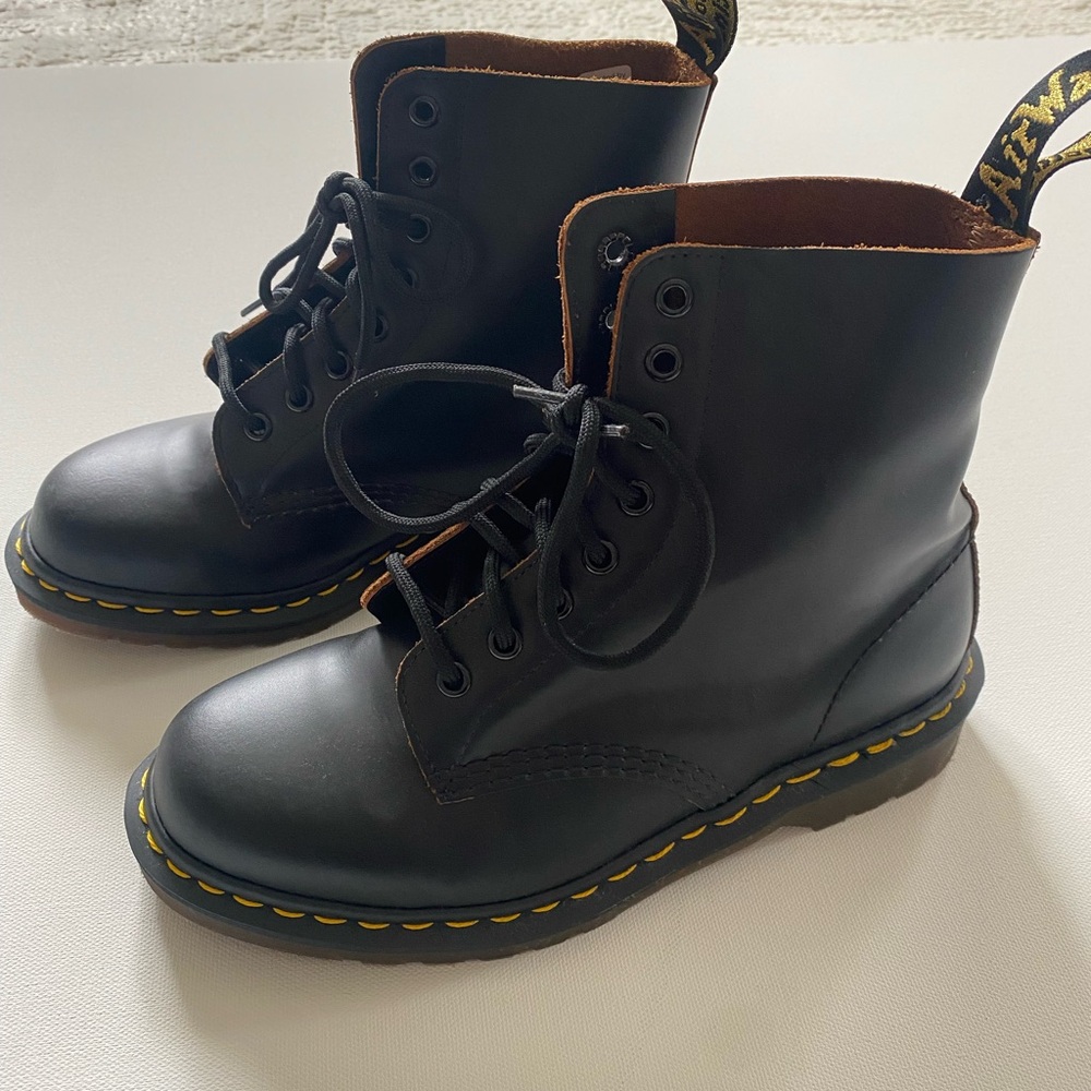 Dr. Martens Black Leather Boots